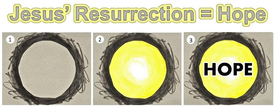 Resurrection Hope Mixed Media by Jim Harris