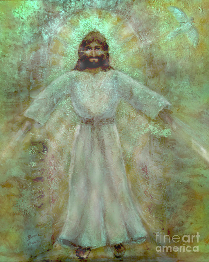 Resurrection our Hope Painting by Bonnie Marie