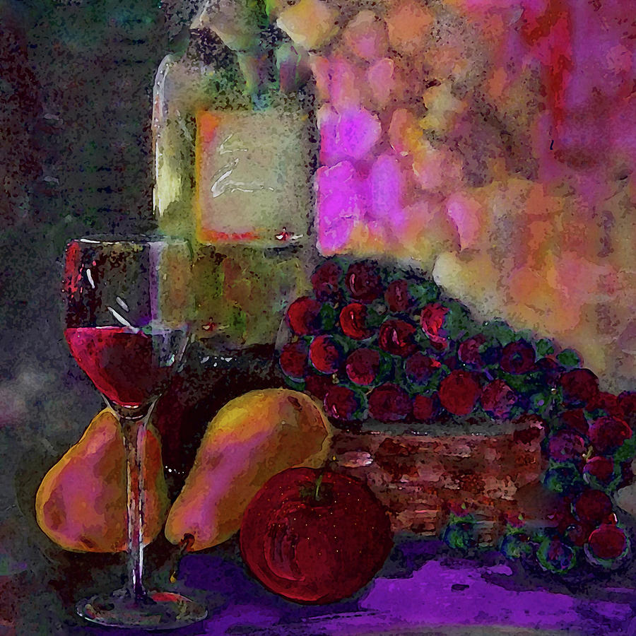 Resveratrol Snack Painting Painting by Lisa Kaiser