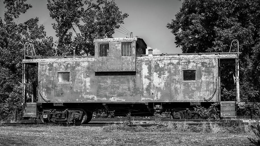 Retired Caboose Photograph by James Barber