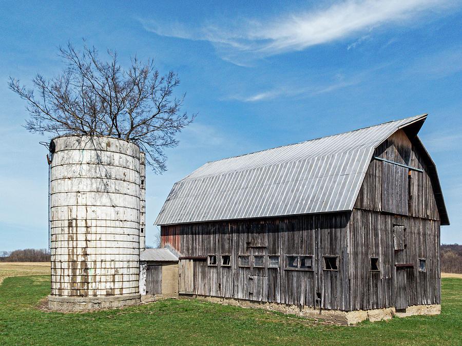 Retired Silo Photograph by Lou Cardinale - Fine Art America