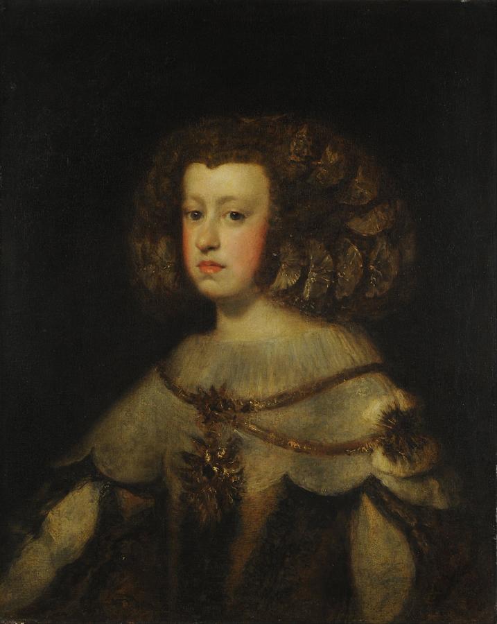 Retrato de la infanta Maria Teresa de Espana Painting by Circle of ...