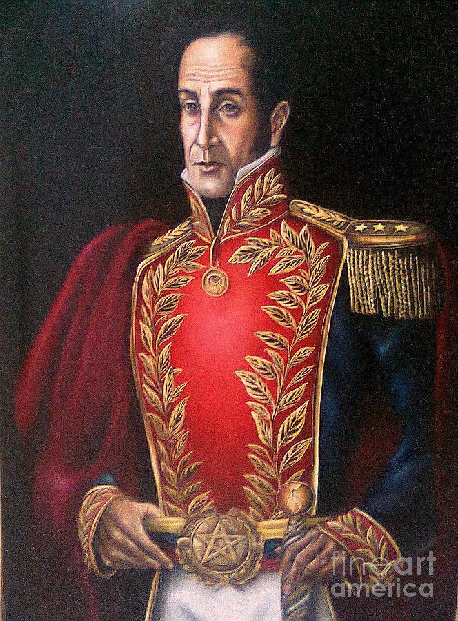 Retrato Simon Bolivar Painting by Daniel Jimenez - Fine Art America