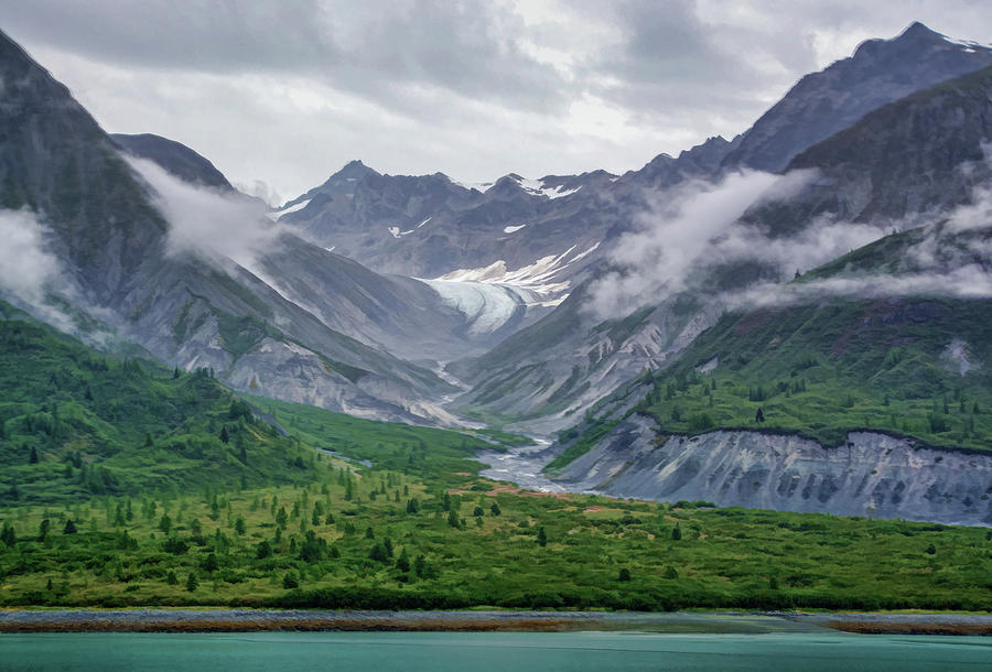 Retreating Glacier Photograph by David Thompsen