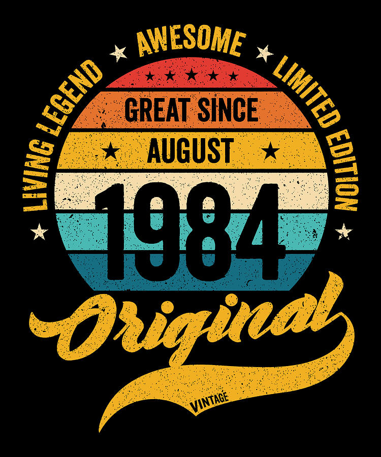 Retro Vintage January 1984 T-Shirt 35th Birthday Gift Tee Retro Vintage January 1984 T-Shirt 35th Birthday Gift Tee