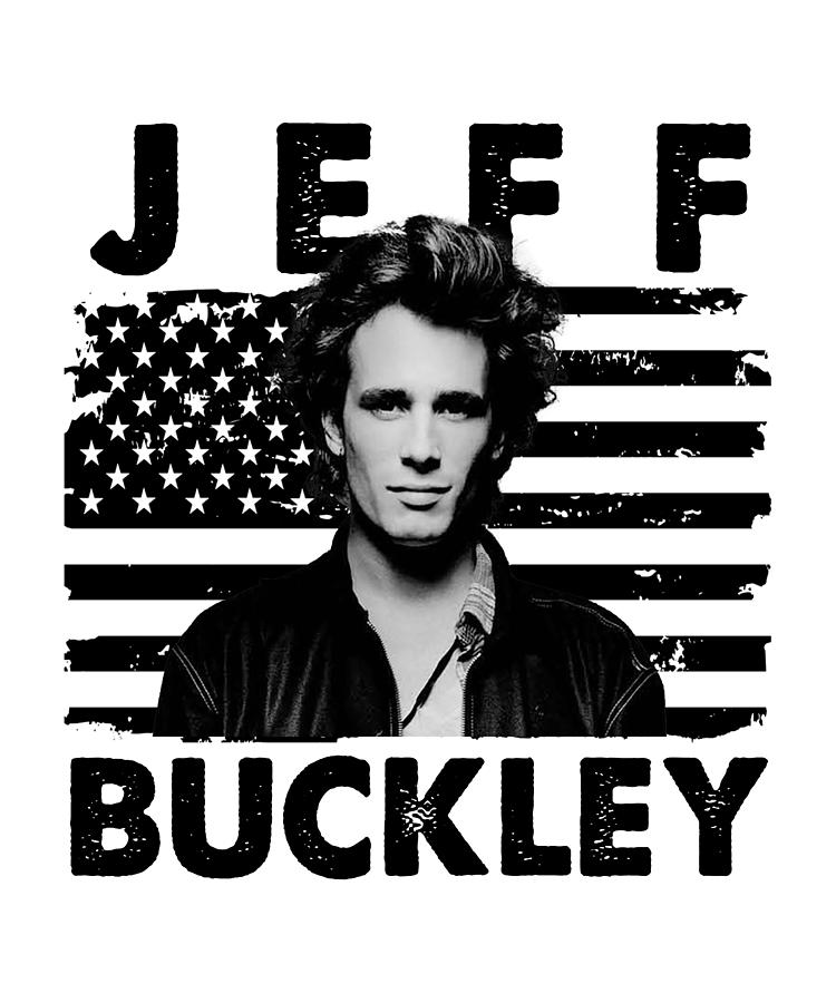 Retro American Flag Jeff Buckley Gift Men Women Digital Art by Cynthia ...