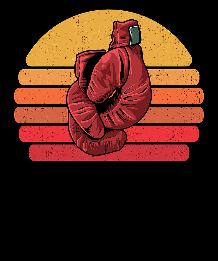 Retro Boxing Vintage Boxer FIghting Digital Art By Bobby Bubble Fine   Retro Boxing Vintage Boxer Fighting Robbybubble 