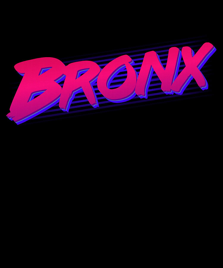 Retro Bronx NY Digital Art by Flippin Sweet Gear