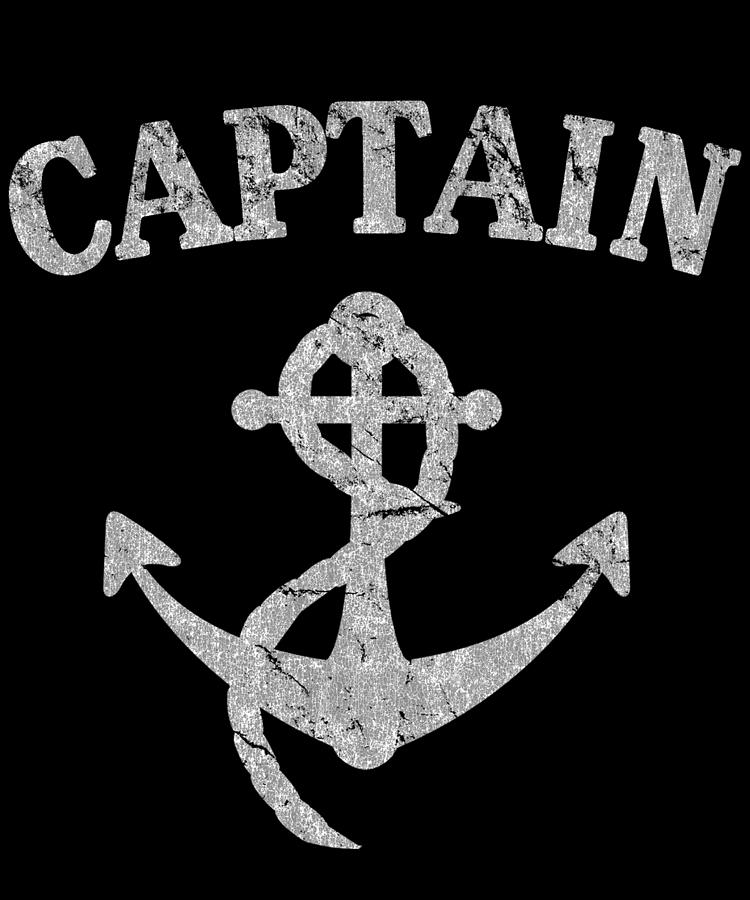Retro Captain Of The Ship Digital Art by Flippin Sweet Gear