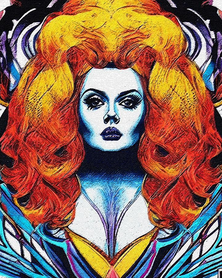 Retro Comic Style Artwork Highly Detailed Adele 11 Digital Art By Edgar ...