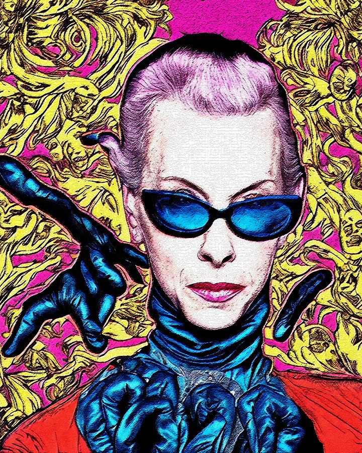 Retro Comic Style Artwork Highly Detailed Annie Lennox 3 Digital Art By ...