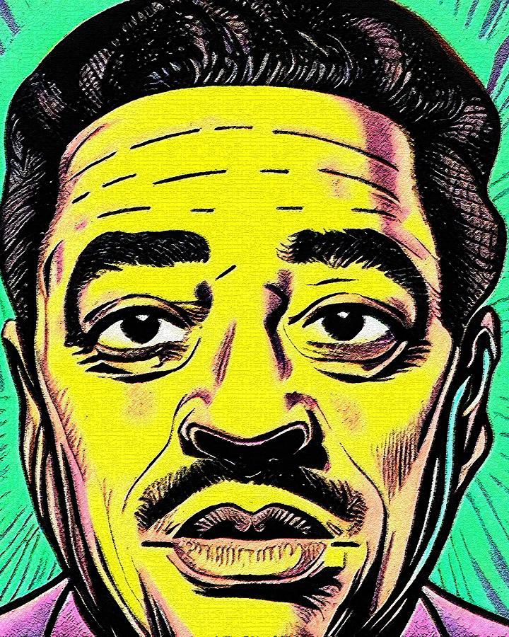 Retro Comic Style Artwork Highly Detailed Duke Ellington 6 Digital Art ...