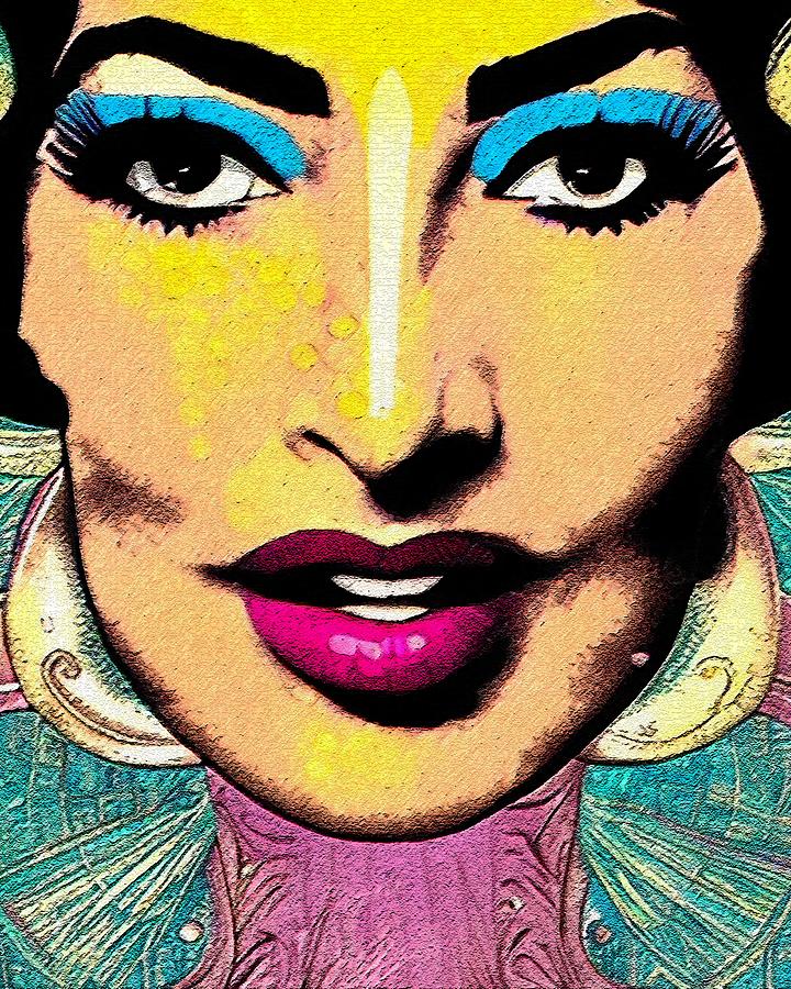 Retro Comic Style Artwork Highly Detailed Maria Callas 10 Digital Art ...