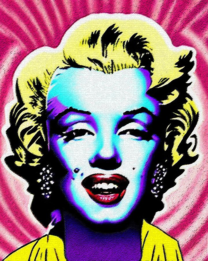 Retro Comic Style Artwork Highly Detailed Marilyn Monroe 1 Digital Art ...