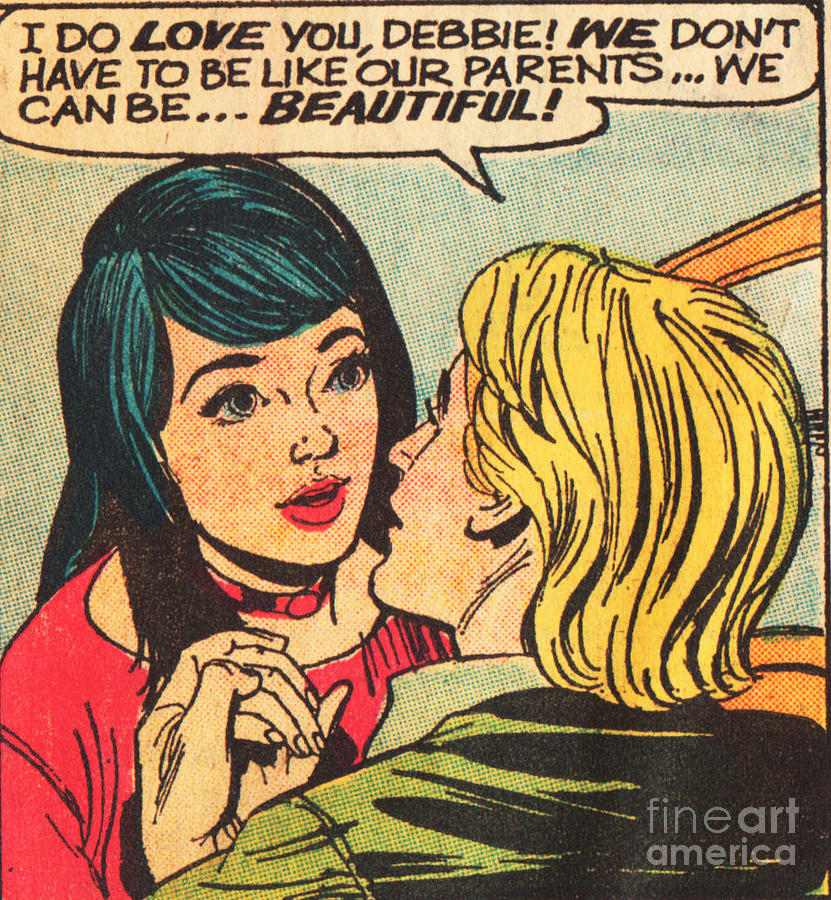 Retro Comics We Dont Have To Be Like Our Parents  Digital Art by Sally Edelstein