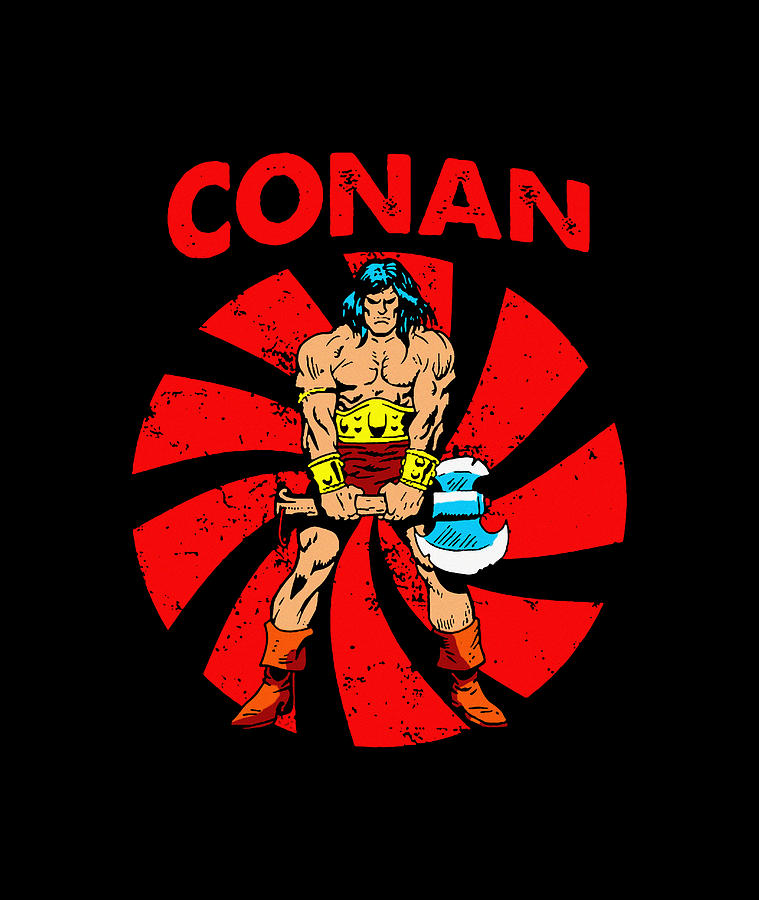 Retro Conan The Barbarian Digital Art
