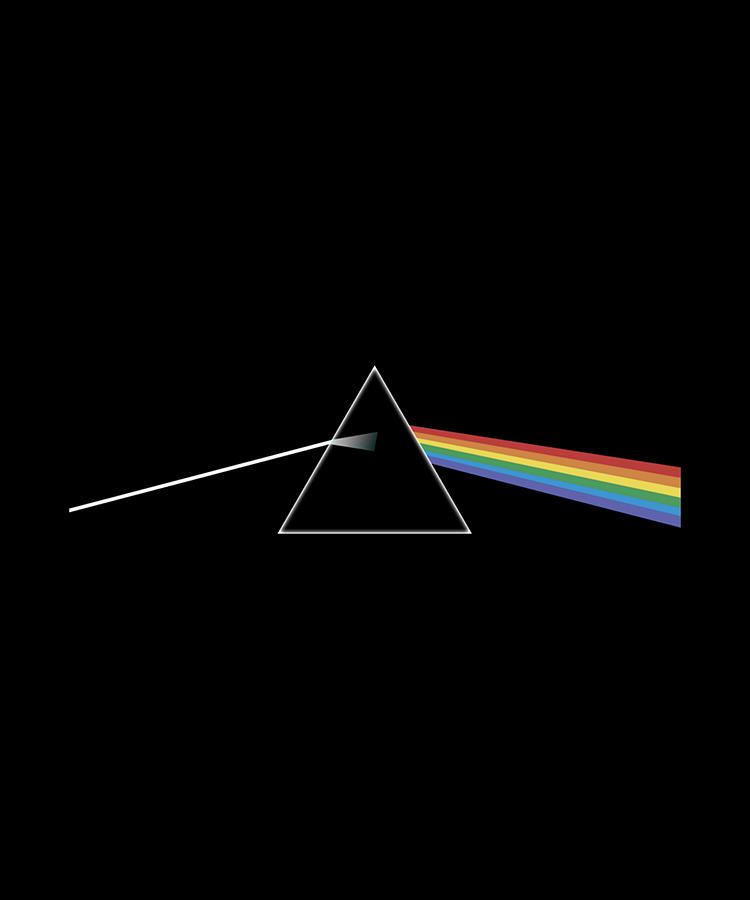 David Gilmour Digital Art - Retro Dark Side Music Tribute Design by Notorious Artist
