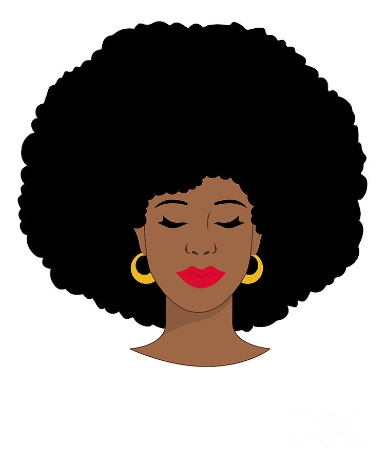 Retro Design Afro Queen Black Melanin Amazing Hacks Digital Art by ...