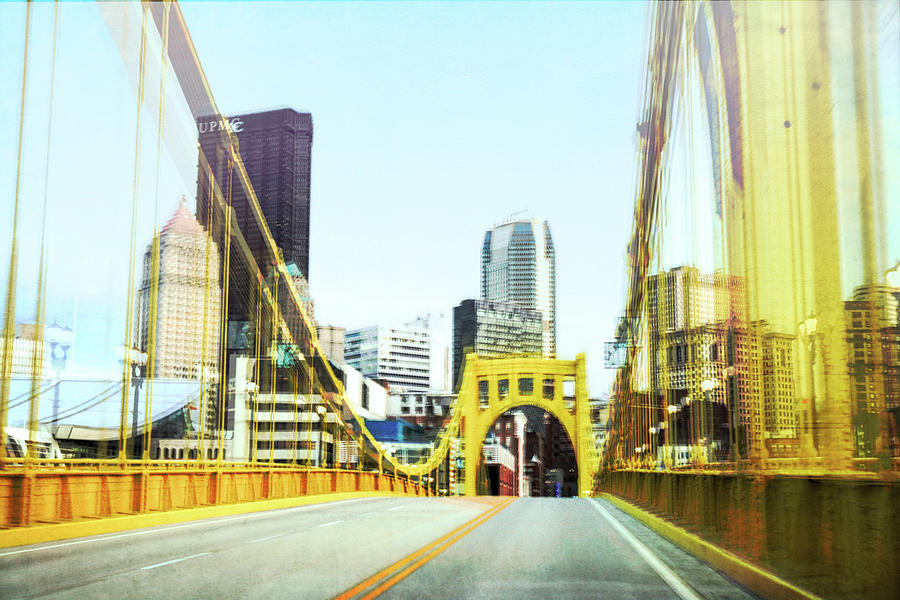 Retro Downtown Pittsburgh Photograph by Dan Sproul