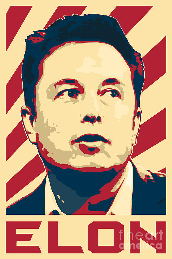 Retro Elon Musk Digital Art by Filip Schpindel - Fine Art America