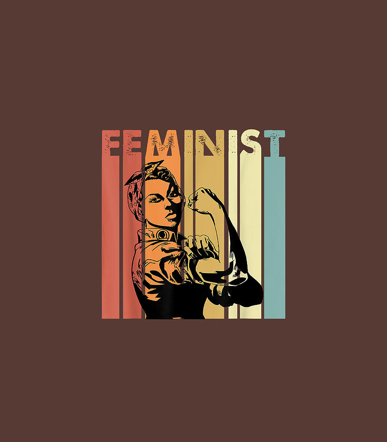 Retro Feminist Vintage Rosie The Riveter Woman Empowerment Digital Art ...