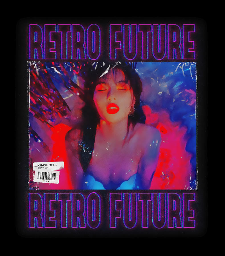 Retro Future Hyuna Digital Art