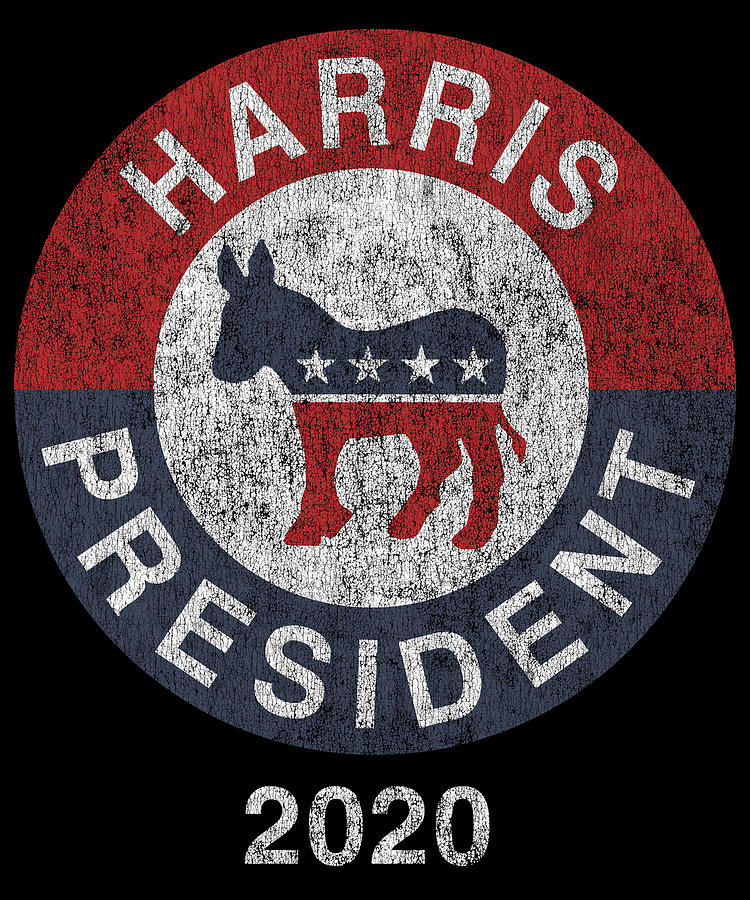 Retro Kamala Harris For President 2020 Digital Art by Flippin Sweet Gear