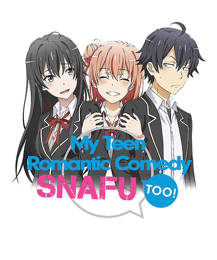 Retro My Teen Romantic Comedy SNAFU logo Drawing by Oregairu - Pixels