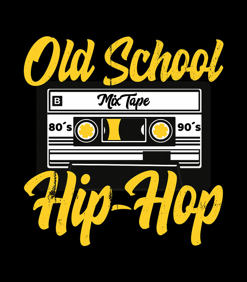 Retro Old School Hip Hop 80s 90s Mixtape Cassette Digital Art By Quynh Vo 