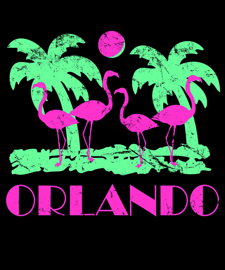 Retro Orlando Florida Digital Art by Flippin Sweet Gear