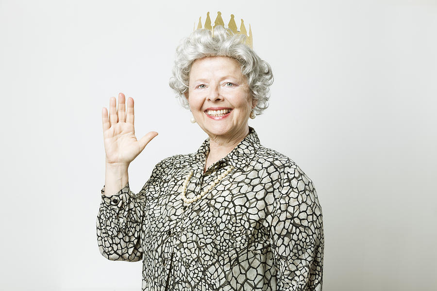 Retro Queen Waving Photograph by SilviaJansen