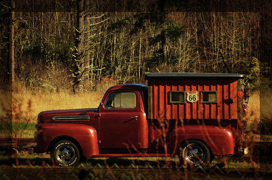 Retro Route 66 Truck Photograph by Tikvahs Hope