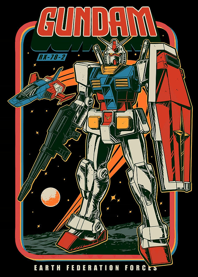 Retro RX 78 2 Digital Art by Dai Doan