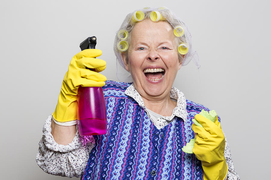 Retro Senior Housewife Happiness Photograph by SilviaJansen