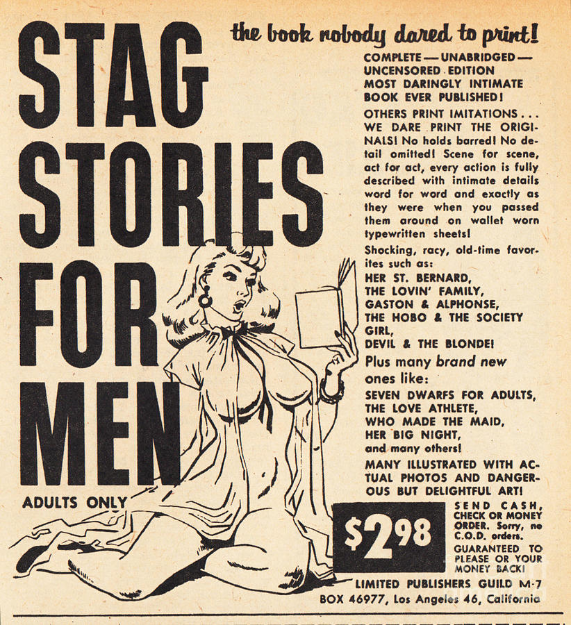 Retro Stag Stories For Men  Digital Art by Sally Edelstein
