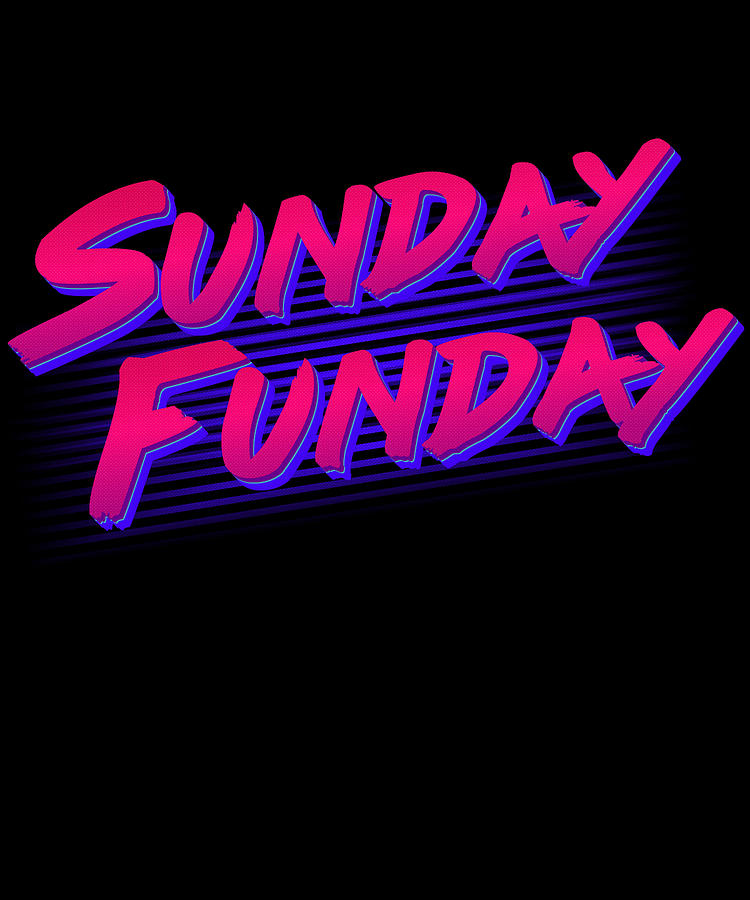 Retro Sunday Funday Digital Art by Flippin Sweet Gear