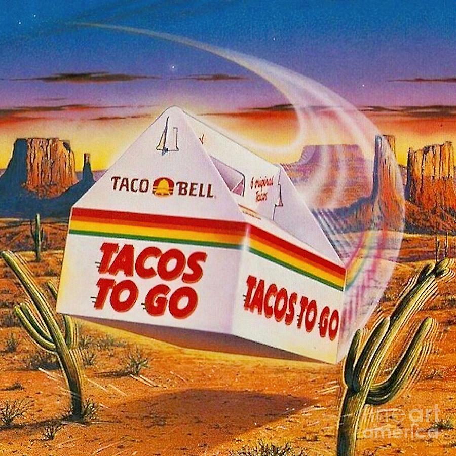 Retro Taco Bell Painting by Ava Yvonne - Fine Art America