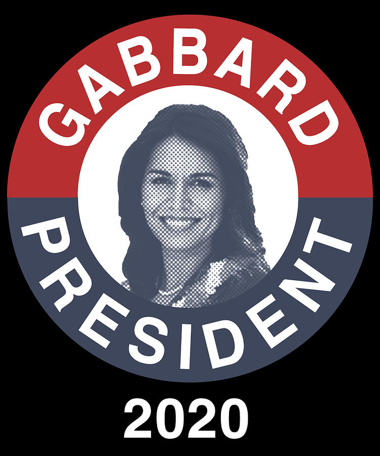 Retro Tulsi Gabbard for President 2020 Digital Art by Flippin Sweet Gear