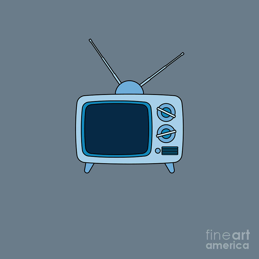 Retro TV ct Digital Art by JaeHyeon Park Fine Art America