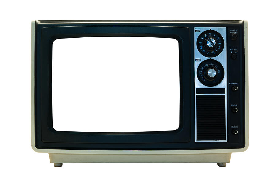 Retro TV Isolated Photograph by Craig P. Jewell