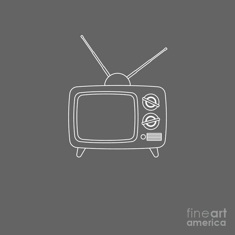 Retro TV wt Digital Art by JaeHyeon Park Fine Art America