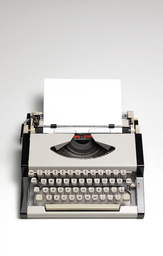 Retro type writer with copy space Photograph by Peter Dazeley
