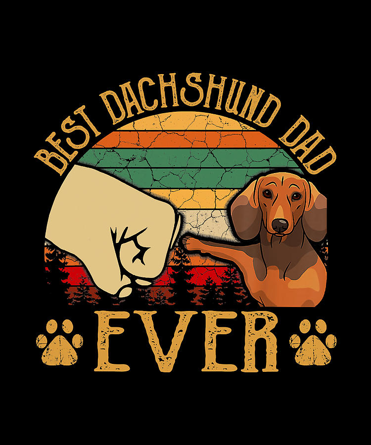 Dachshund dad clearance shirt