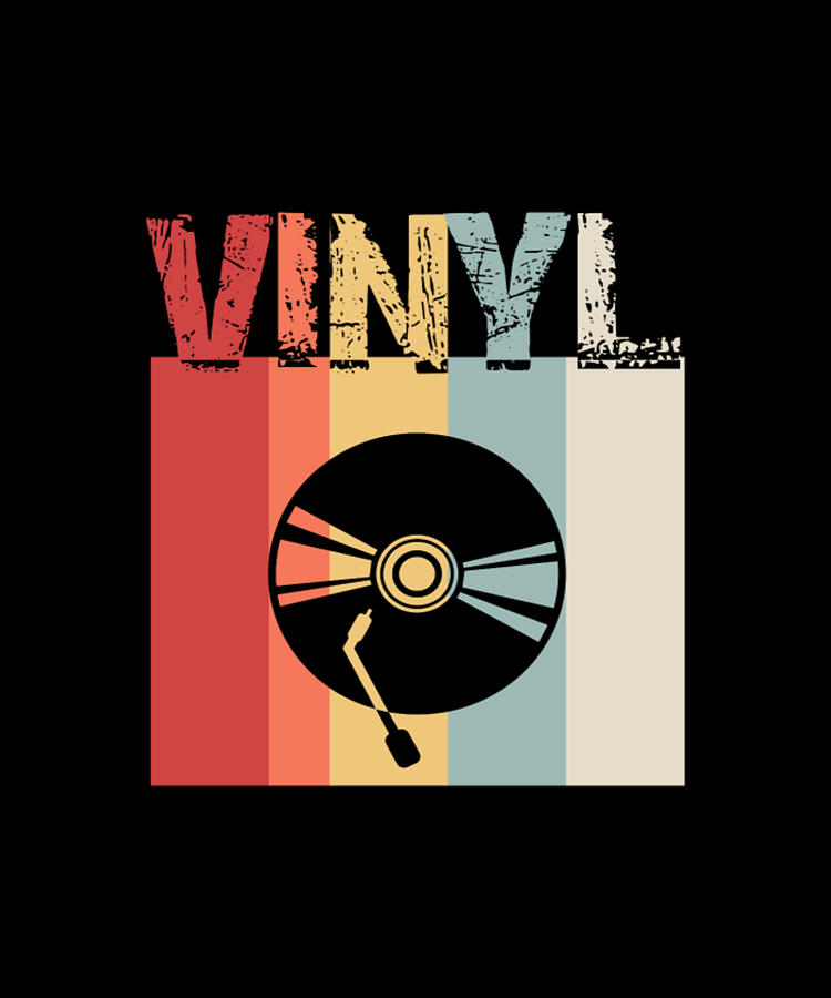 Music Digital Art - Retro Vintage Vinyl - Record Store Day by Tinh Tran Le Thanh