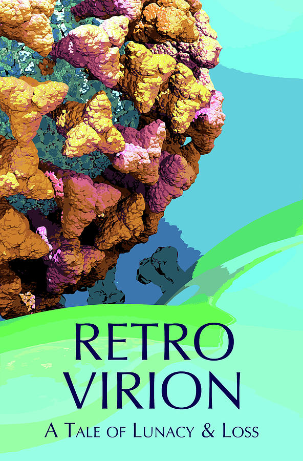 RETRO VIRION Book Poster Digital Art by Russell Kightley