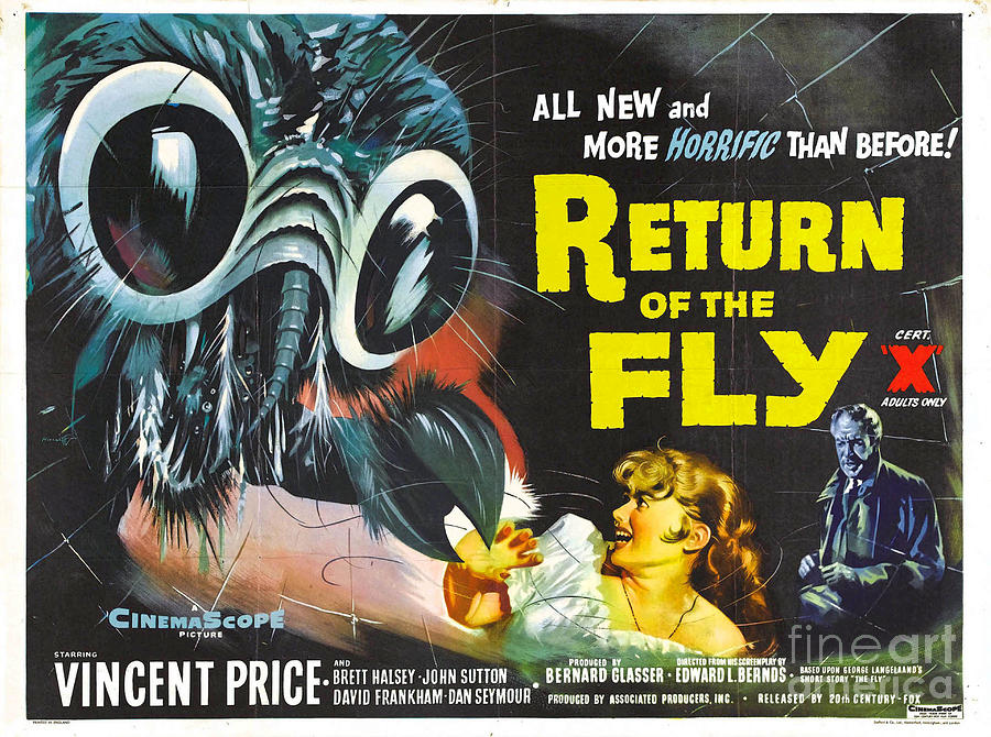 Return Of The Fly Vincent Price Photograph by Action