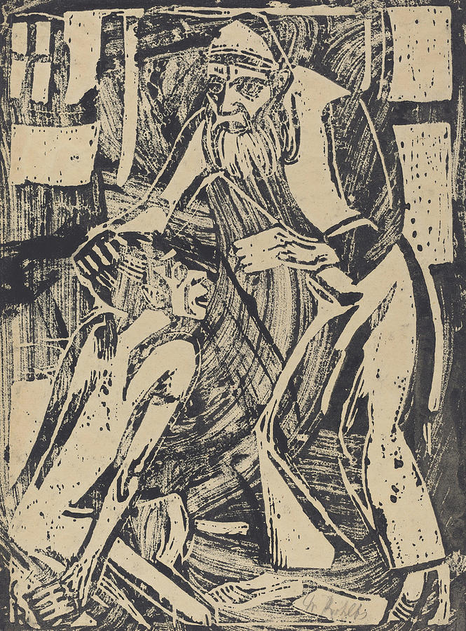 Return of the Prodigal Son Drawing by Christian Rohlfs - Fine Art America