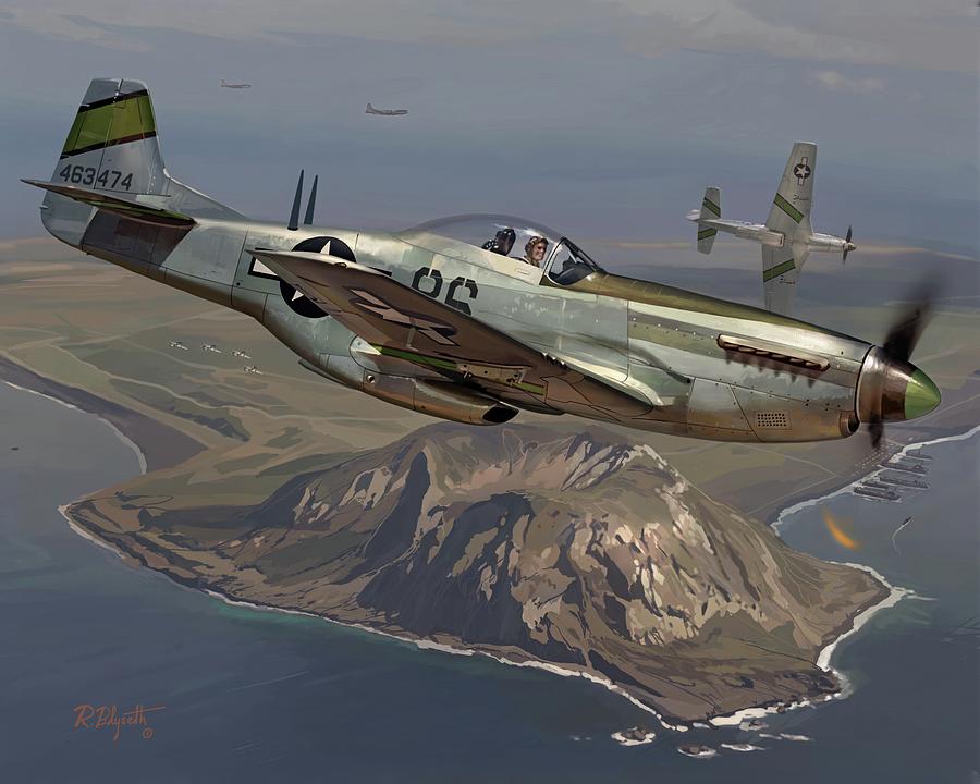 Return To Iwo Jima, 1945 Digital Art by Rick Blyseth