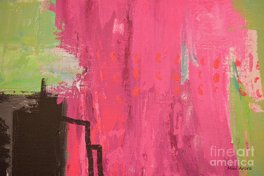 Abstract Painting - Return to the Center 2 by Mini Arora