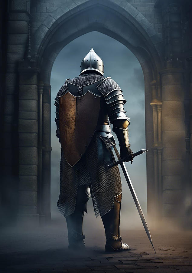Knight Digital Art - Returning Home by Jim Cook